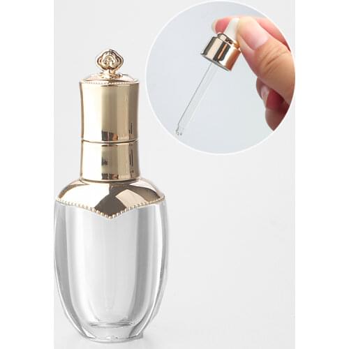 Dropper Refillable Bottles 10ml Tubes Acrylic Aromatherapy Liquid Essential Massage Oil Pipette Transparent Doterra Travel