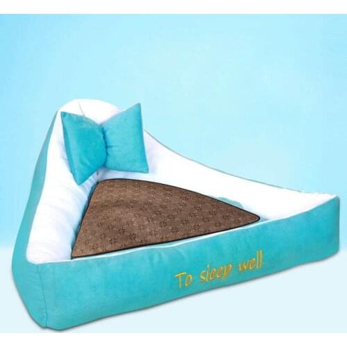Pet Kennel Removable Round Crown Style Four Seasons Pet Mat Large Medium Small Dog Bed Cat House Puppy Kitten Sofa Warm Cushion