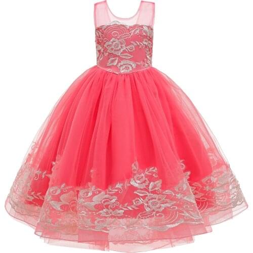 Princess Dress Girls Dress Kids Dresses For Girls Evening Party Elegant Princess Dress Flower Girls Wedding 2020 Dress For Girls