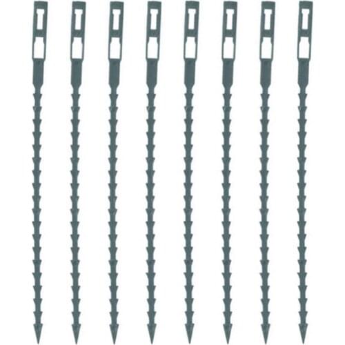 50x/bag Adjustable Plastic Plant Cable Ties Reusable Garden Tools Flower Tree Plant Grow Kits Garden Greenhouse Climbing Support