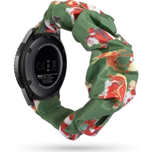 Solo loop Strap For Samsung Galaxy watch active 2 46mm 42mm Gear S3 Frontier 20/22mm bracelet Huawei watch GT/2 pro watch band