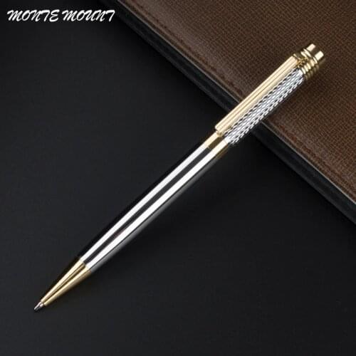 Luxury Styles MONTE MOUNT 155 Platinum senior Business office School Pen signature Ballpoint Pen New