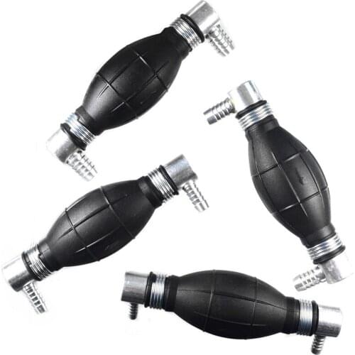 ID 6mm/8mm/10mm/12mm Hand Fuel Pump Line Rubber Aluminum Hand Primer fit for Gasoline delivery system