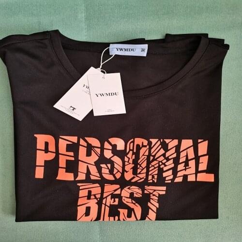 YWMDU Sportswear Mens And Womens 2020 New Couple Running Short Sleeve T-shirt