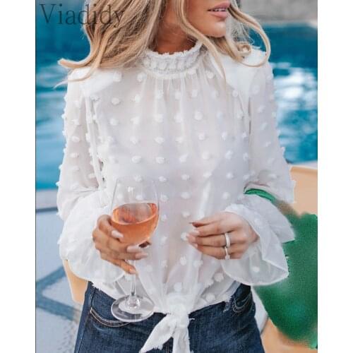 Viadidy White Blouses