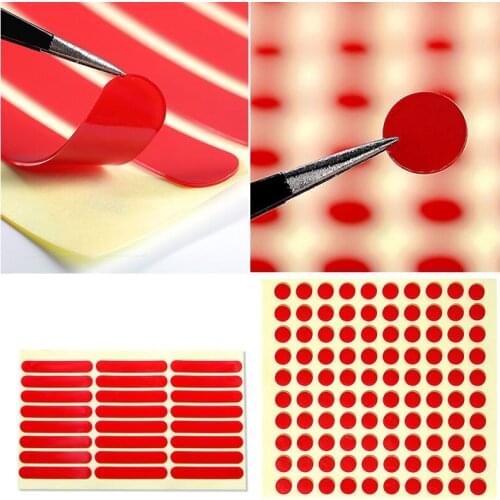 Waterproof Nail Transparent Double-sided Tape Nail Adhesive Tape Acrylic Fake Nail Art Tip Display Salon Use Manicure Tool