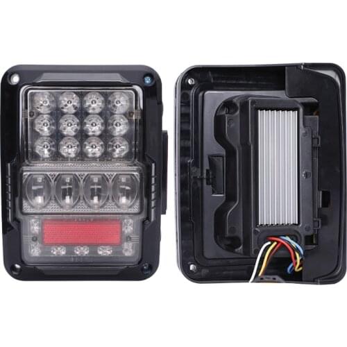 Off road lighting 12v led tail light rear lights for jeep wrangler jk car