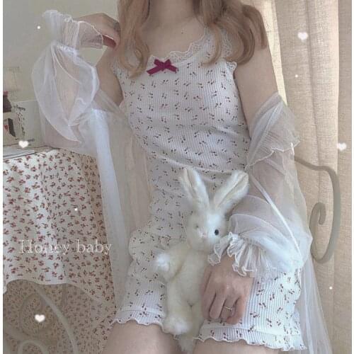 Bear/Rose/Lilac Womens Pajamas Sets Sleeveless Shirt Vest & Shorts 2PCS Set Summer Sleepwear Cute Girl