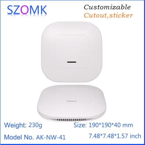 10 pcs 190*190*40mm new design plastic router junction box szomk customizable wireless detector plastic controller housing