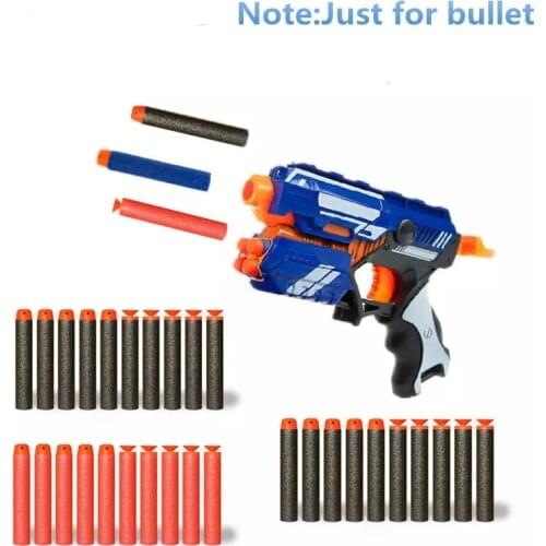 100PCS Sucker Bullets 7.2*1.3cm Refill Darts Toy Gun Foam EVA Bullet For Nerf Boy Childs Kid Gun Bullets Accessories For Boy
