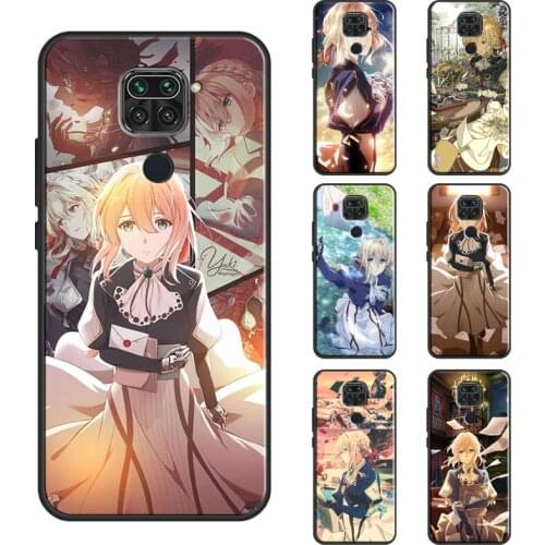 Violet Evergarden Anime Case For Xiaomi Redmi Note 10 9 Pro 9S 8T Note 8 Pro Cover For Redmi 9 9T 9A 9C K40 7A 8A