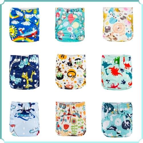 Baby Diaper In Low Price (6pcs )Waterproof Cloth Nappy Washable Kids Diapers Reusabe Child Nappy Pocket Diapers Free Shipping
