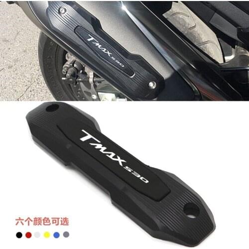 For Yamaha TMAX530 2017-2019 TMAX560 modified exhaust pipe anti-fall glue anti-scald decorative cover