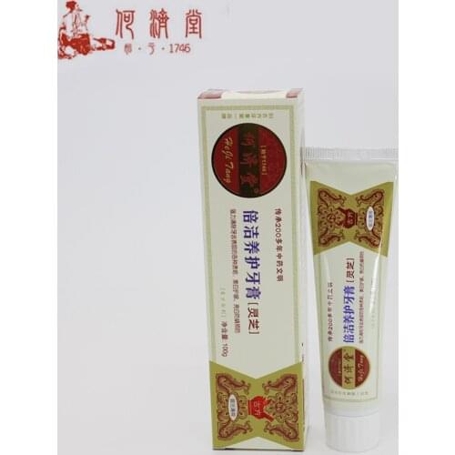HeJiTang Deep Cleansing Whitening Toothpaste Natural Herbal Ganoderma Lucidum Oral Care Remove Tartar Care Gums Moth Proofing