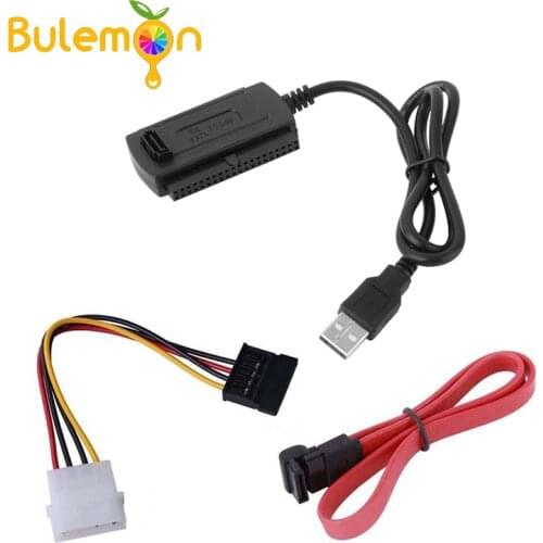 SATA/PATA/IDE Drive to USB 2.0 Adapter Converter Cable For 2.5 / 3.5 Inch Hard Drive