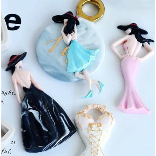 Beautiful girl shape silicone mold fondant cake mold DIY chocolate fudge tool