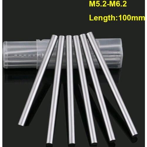 M5.2 M5.3 M5.4 M5.5 M5.6 M5.7 M5.8 M5.9 M6.0 M6.1 M6.2 HSS Steel Round Rod Bar Lathe Rods Shaft Linear Shafts L 100mm