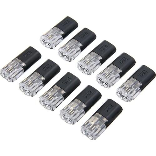 Mayitr 10pcs Car Auto Plug Connector Wire Cable 2 pin Waterproof Snap Plug In Connector Accessories Parts