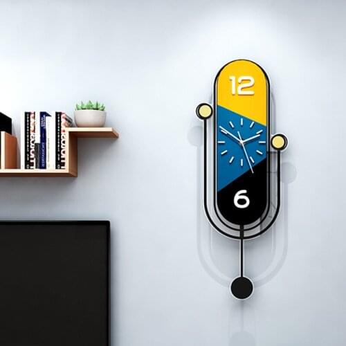 Nordic Modern Design Silent Light Luxury Living Room Wall Clock Creative Fashion Modern Simple Decoration Reloj Pared Decorativo