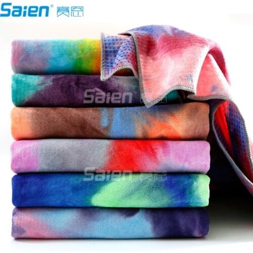 Yoga Non Slip Yoga Towel,, Microfiber and Silicone Coating Layer, Free Carry Bag, Perfect for Hot Yoga, Bikram and Pilates