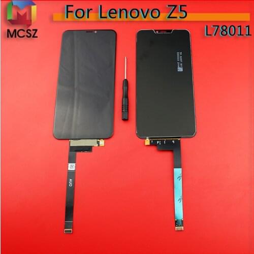New 6.2" LCD For LENOVO Z5 Display Touch Screen Digitizer Assembly Replacement for Lenovo Z5 L78011 LCD Display 100% tested