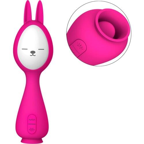 Oral Sex Licking Tongue Vibrator Sex Toy for Women Nipple Sucking Clitoral Stimulate Rabbit Vibrator Female Masturbator Vibrator