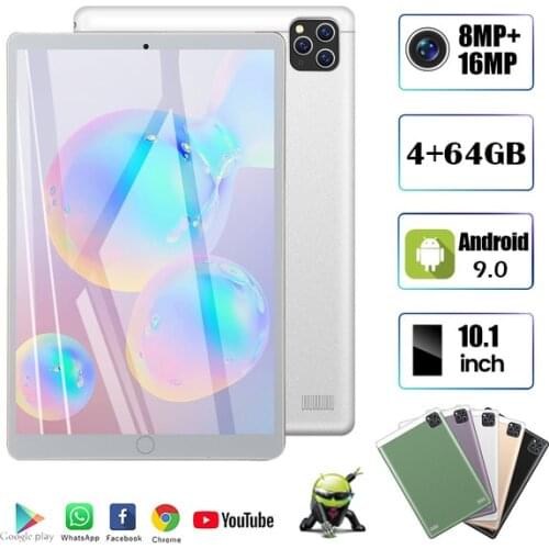 Tablet PC(Free Shipping) Android Tablet Dual SIM Card Three Camera10 Inch Tablet PC 4GB+ 64GB WIFI + GPS 4G Tablets