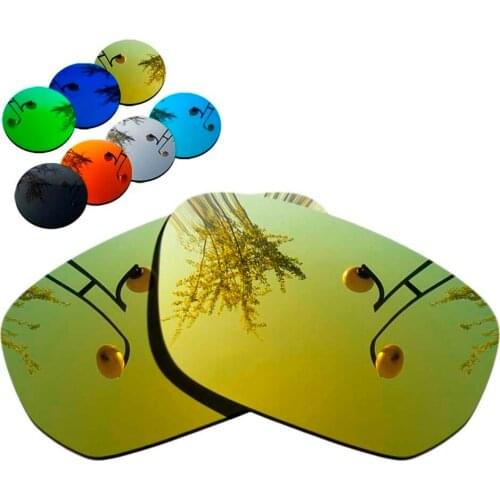 100% Precisely Cut Polarized Replacement Lenses for Style Switch Sunglass Yellow Mirrored Coating Color- Choices
