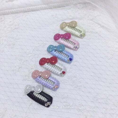 Manual Custom import Pet Comb Hair Clips Bow BB Broken Hair Clip Pet Accessories 20pcs