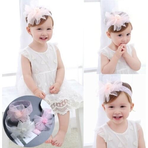 Cute Lace Flower Kids Baby Toddler Headband Hair band Headwear Accessories 0-4T