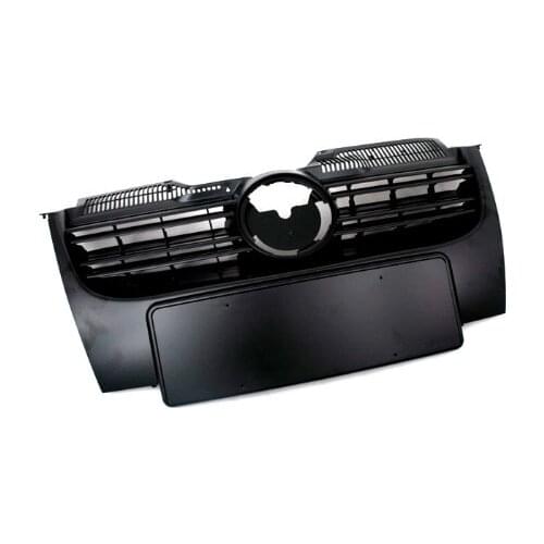 Styling 1PCS Matt Black Front Center Grille New for Jetta MK5 Durable