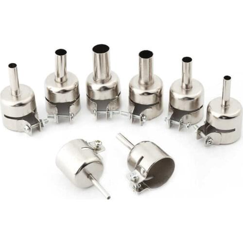 8pcs/Set Heat Gun Nozzles Kits For Hot Air Soldering Station Repair Tools 3/4/5/6/7/8/10/12mm Welding Nozzles