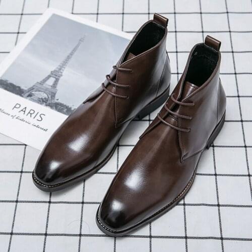 UANK Mens Leather Shoes