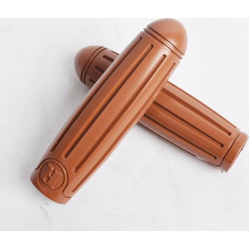 Bicycle Handlebar Grips Protection Cover Classic Retro Rubber Mountain MTB Bike Grip Plastic Cycling Parts