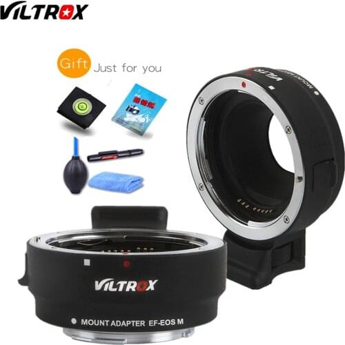 Viltrox EF-EOSM Electronic Auto Focus Lens adapter for Canon EOS EF EF-S lens to EOS M EF-M M2 M3 M5 M6 M10 M50 M100 Camera
