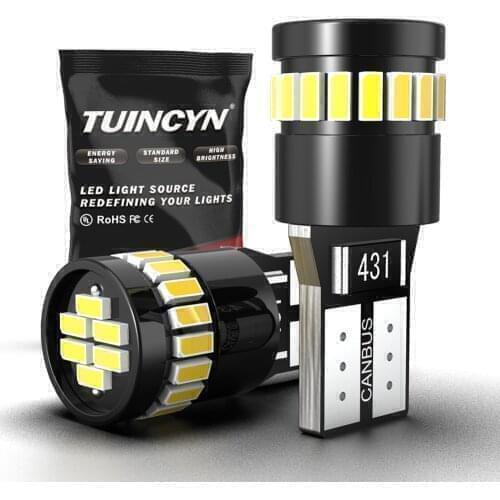 High Quality T10 W5W Super Bright 3014 LED Car Interior Reading Dome Light Marker Lamp 168 194 LED Auto Wedge Parking Bulbs Blue