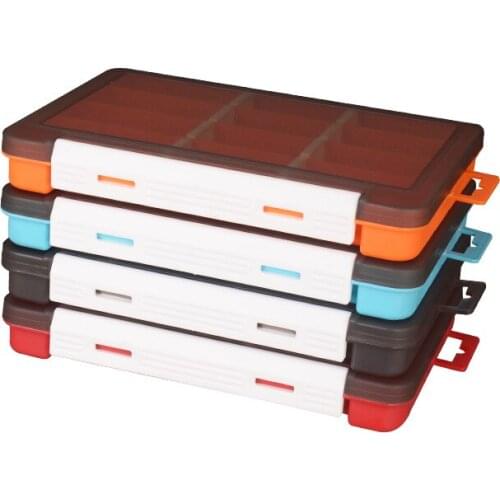 Large-capacity functional lure accessories box detachable bezel portable storage box lead head hook fake lure lure box