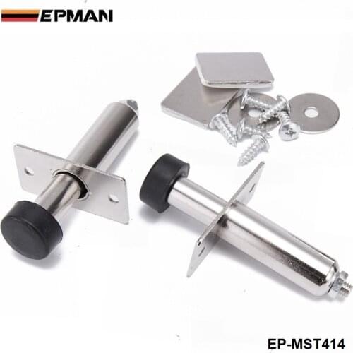 2Pcs/Set Stainless Chrome Door Poppers Trunk Popper Street Rod For BMW E30 3-Series EP-MST414