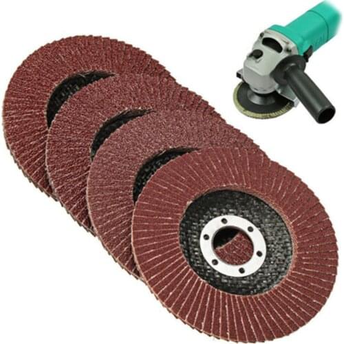 20Pcs Assorted Sanding Grinding Wheel Aluminum Oxide Abrasives Flap Discs Compatible with 4.5'' Angle Grinder