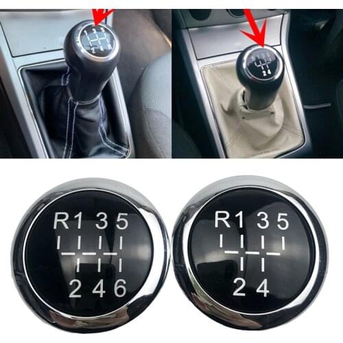 Car Styling Accessories For VAUXHALL OPEL ASTRA III H CORSA D 2004-2010 Manual Gear Shift Knob Lever Emblem Badge Cap Top Cover