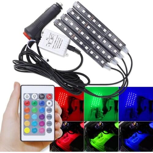 Car RGB LED Atmosphere Lights for Audi A1 A3 A4 B6 B8 B9 A3 A5 A6 A7 A8 C5 Q7 Q3 Q5 Q5L