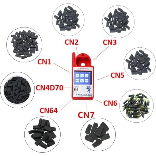 5Pcs/lot CN1 CN2 CN3 CN5 CN6 CN7 8A CN4D70 Car Key Clone Chip 4C 4D ID46 G ID48 8A Copy Chip for CN900 ND900 MINI Key Programmer