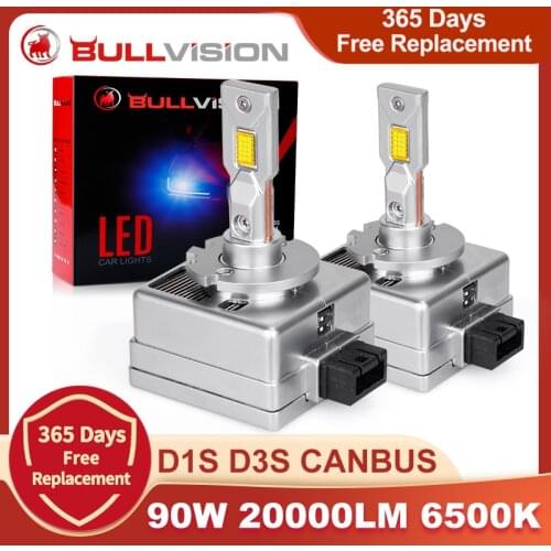 D1S LED Mini 1:1 90W 20000LM Canbus auto Car headlights Bulb D1R D2S D2R D3S D3R D4S D4R D5S D8S LED replace Car HID headlights