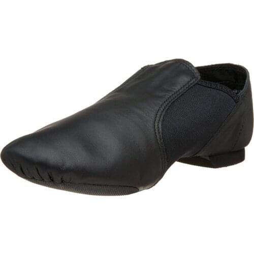 Jazz Shoes Women Black and Brown Genuine Leather Uppers Soft Soles Jazz Dance Shoes Adult Size