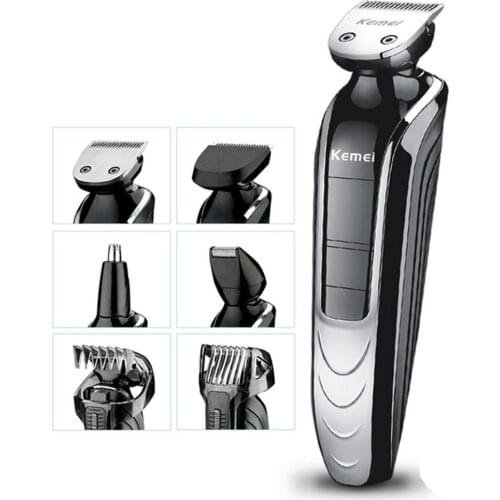 Kemei1832 New Cutter Electric Hair Clipper Rechargeable Hair Trimmer Shaver Razor Cordless Adjustable Clipper