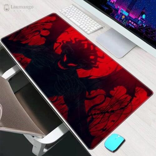 Cartoon Black Clover Mouse Pad Anime Gamer PC Gaming Accessories Mousepad Keyboard Laptop Computer Desk Mat LOL Varmilo Mausepad