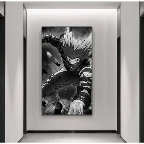 One Punch Man Digital Art Prints Original Canvas Artwork 50 x 70 cm,No Frame
