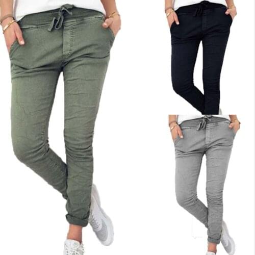 Casual Korean Fashion Slim Stretch Pants For Joggers Women High Waist Sweatpants Trousers Y2K Pantalon Pour Femme Ropa Mujer