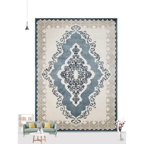 Nordic Light Luxury Living Room Carpet Coffee Table Floor Blanket Soft Sofa Bedroom Mat Pastoral Home High-End Decorative Carpet