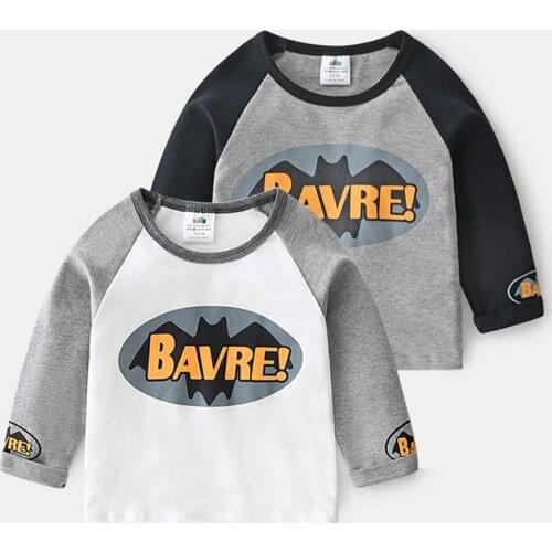 Toddler Boys Shirts Casual Letter Long Sleeve Tops for Boy Kids Clothing 2020 Spring Autumn Children T-shirts 2 3 4 5 6 7 8 Y